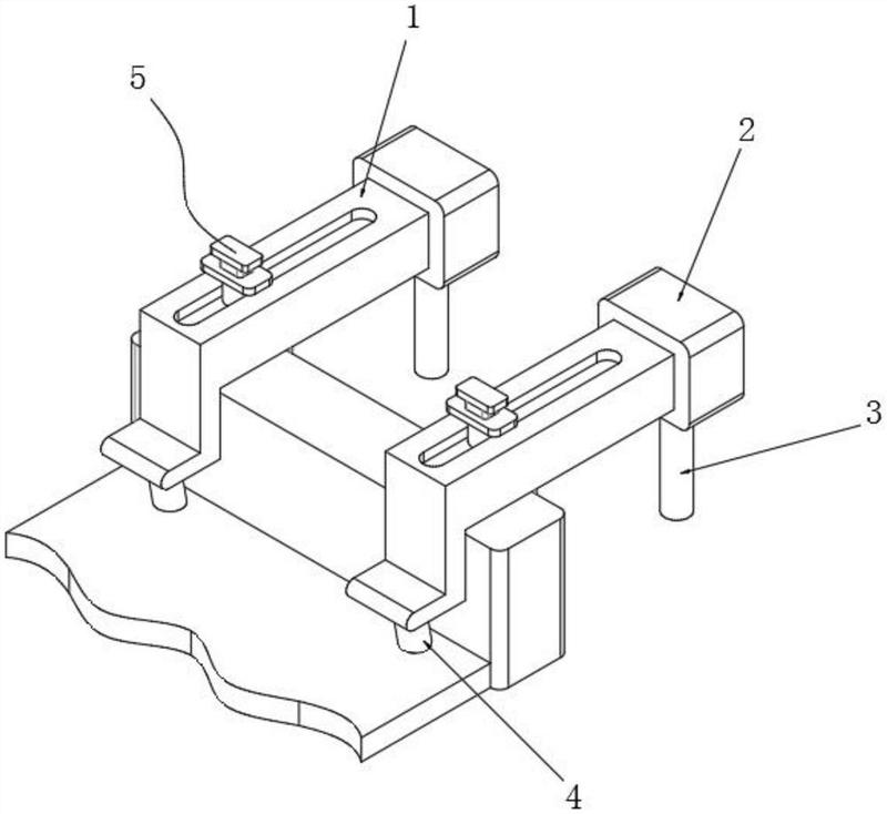 用於房建工程的建築吊籃架,包括機架,所述機架的端部固定連接有安裝架