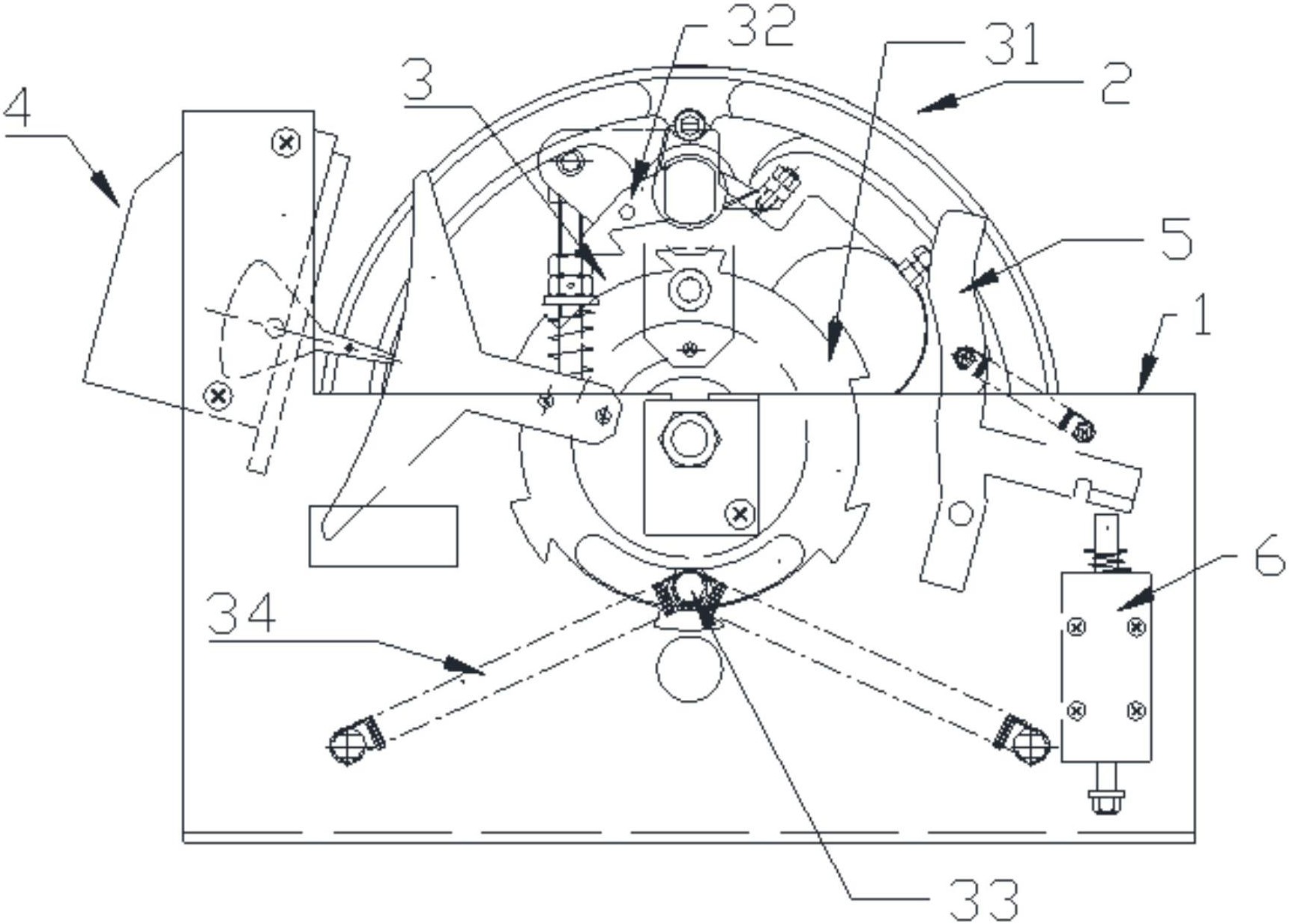 摘要附图摘要本发明涉及一种电梯安全装置,尤其是一种新型双向无机房