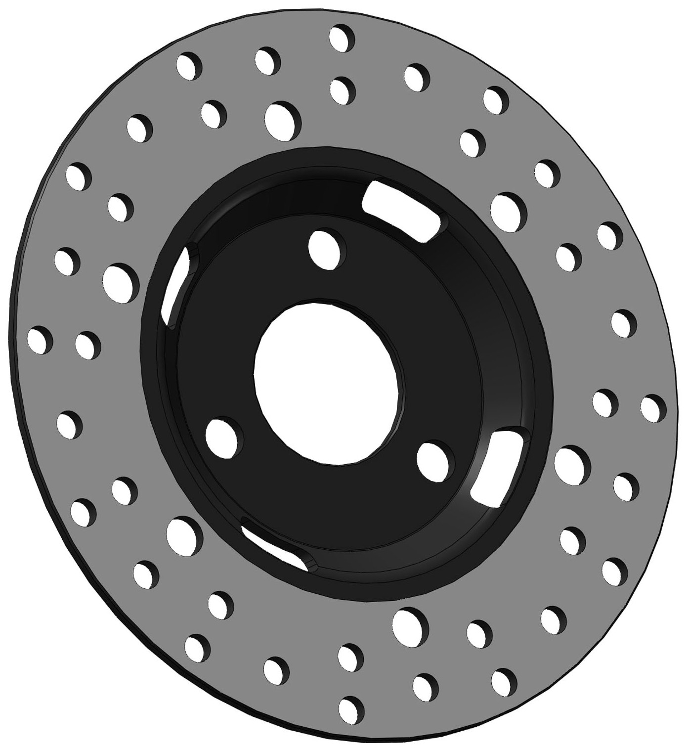 本外观设计产品的名称电动车制动盘(ly62am074).2.