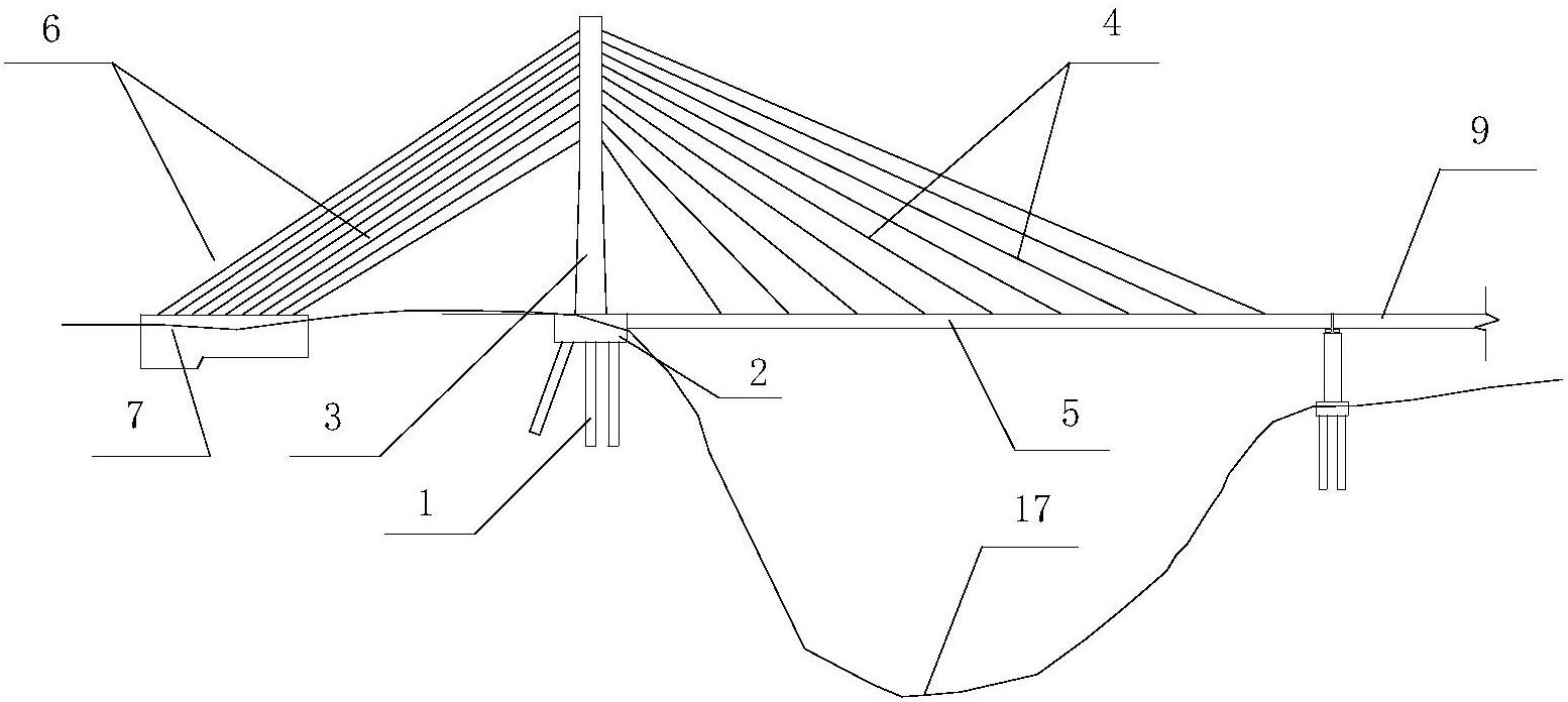 斜拉桥设计图纸简单图片
