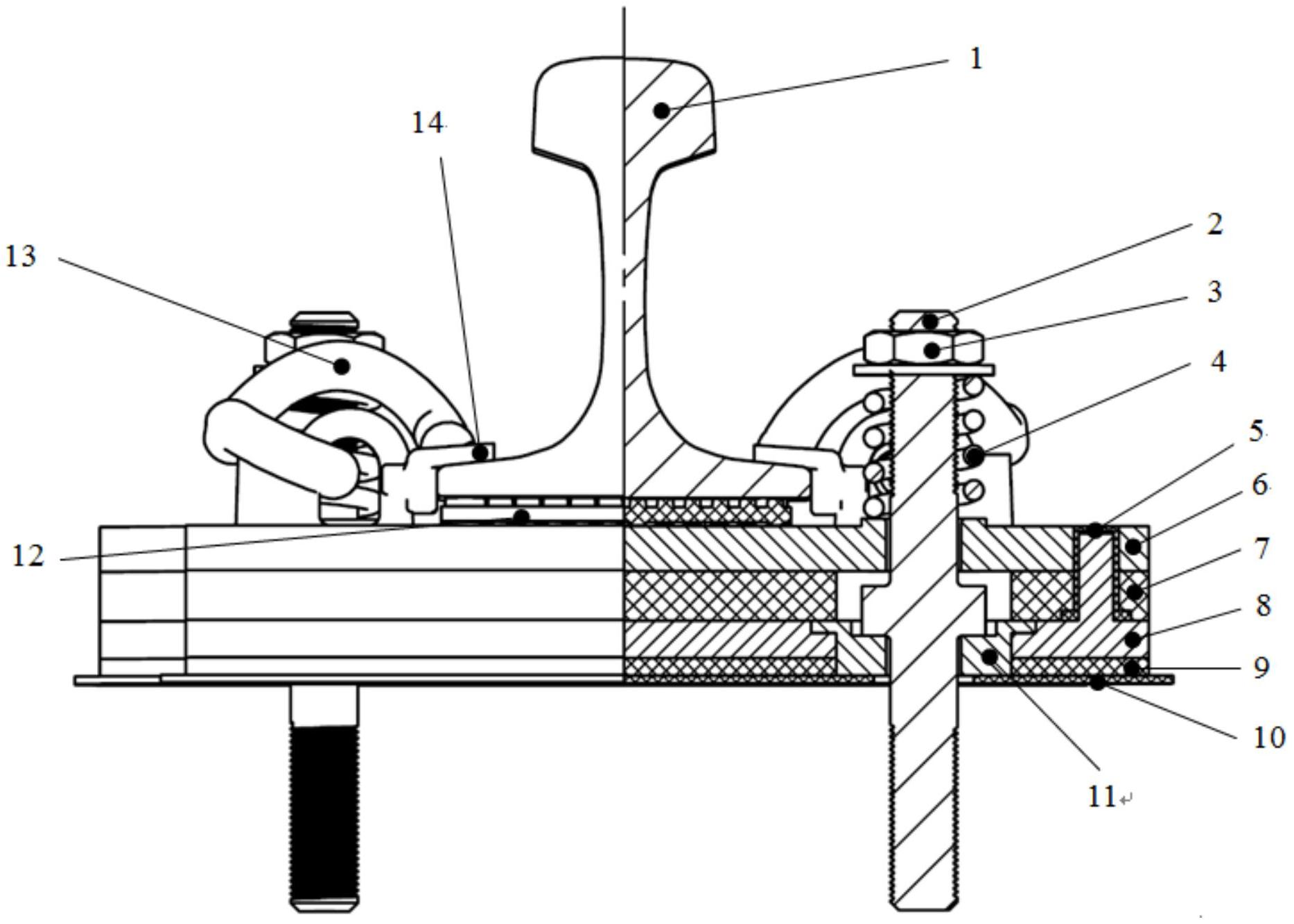 带双横向限位低垂向刚度的减振扣件-爱企查
