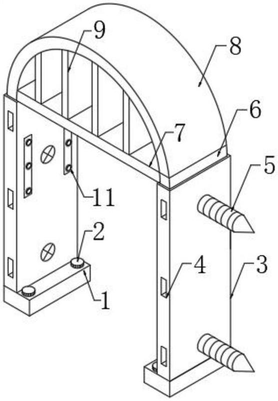 隧道施工防护图