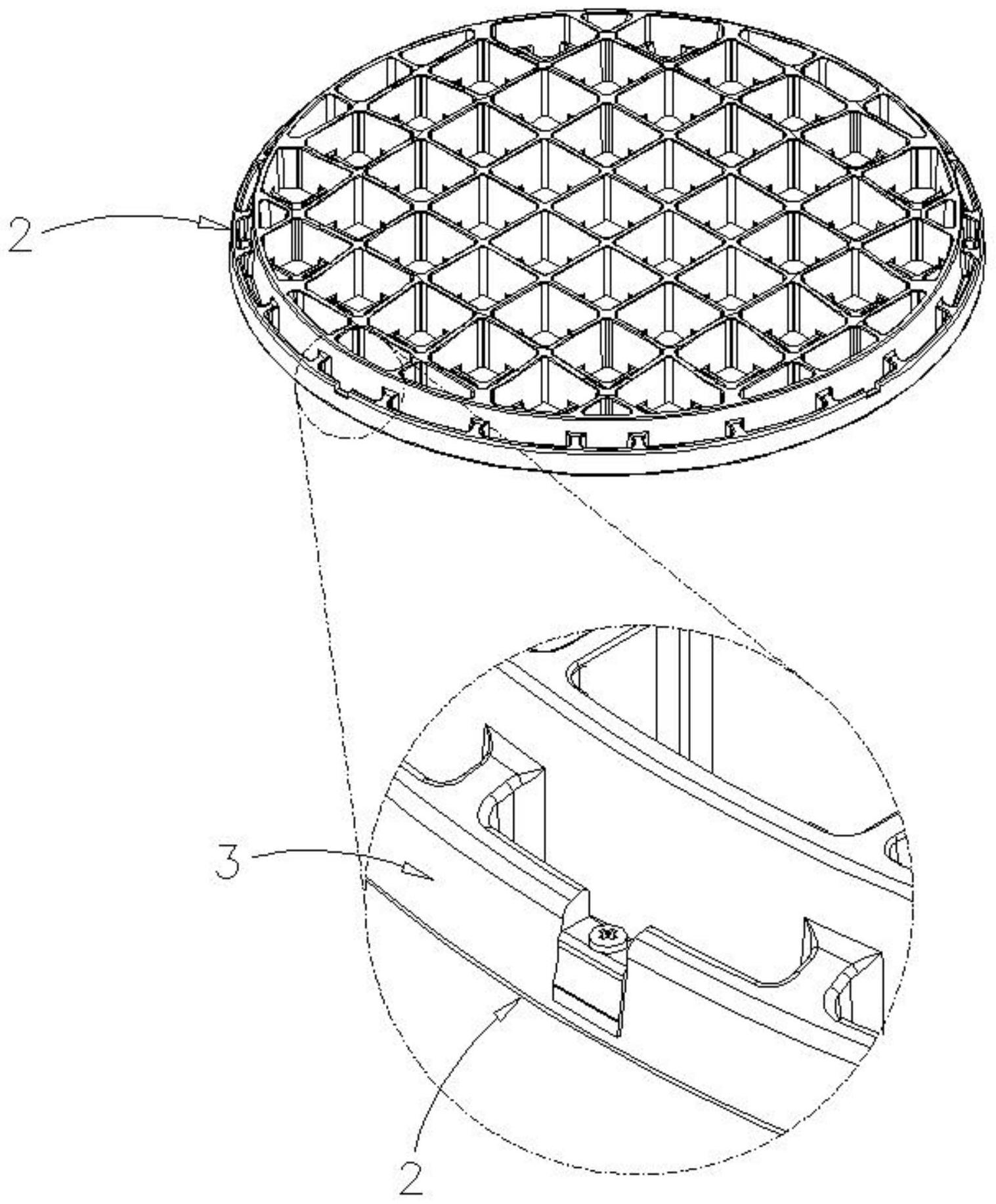 一种洁净室华夫桶防坠装置-爱企查