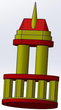 本外观设计产品的名称:路锥(gre).2.