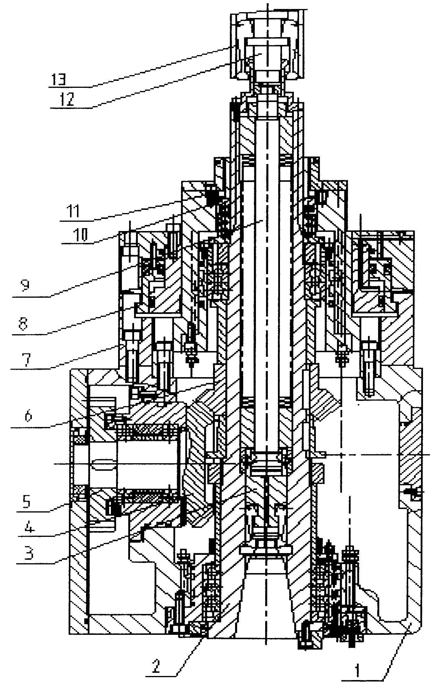 立卧式兼用的主轴头结构