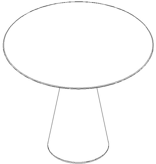 圆形桌子椅子简笔画图片