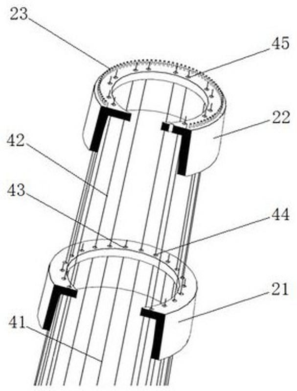 部分分段张拉预应力钢混结构风电塔筒-爱企查