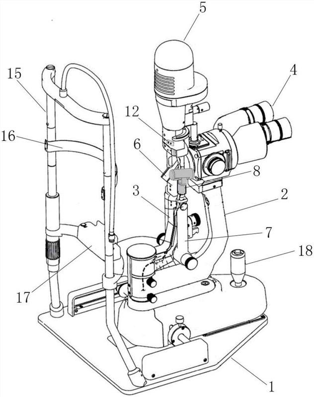 裂隙灯的结构图片
