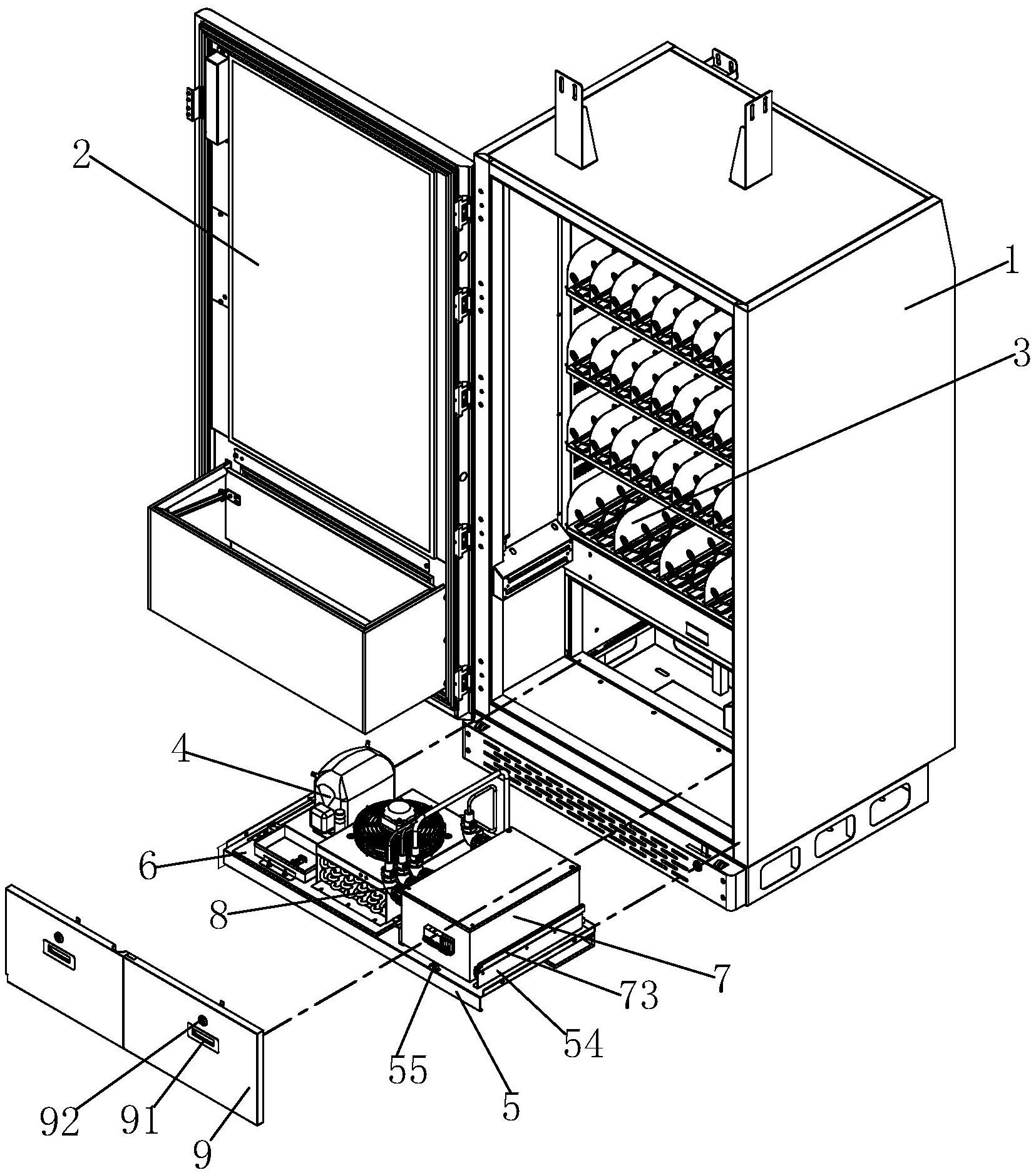 自动售货机的结构图片