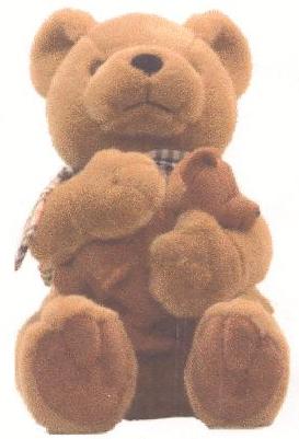 毛绒机动玩具(母子晚安熊)-爱企查