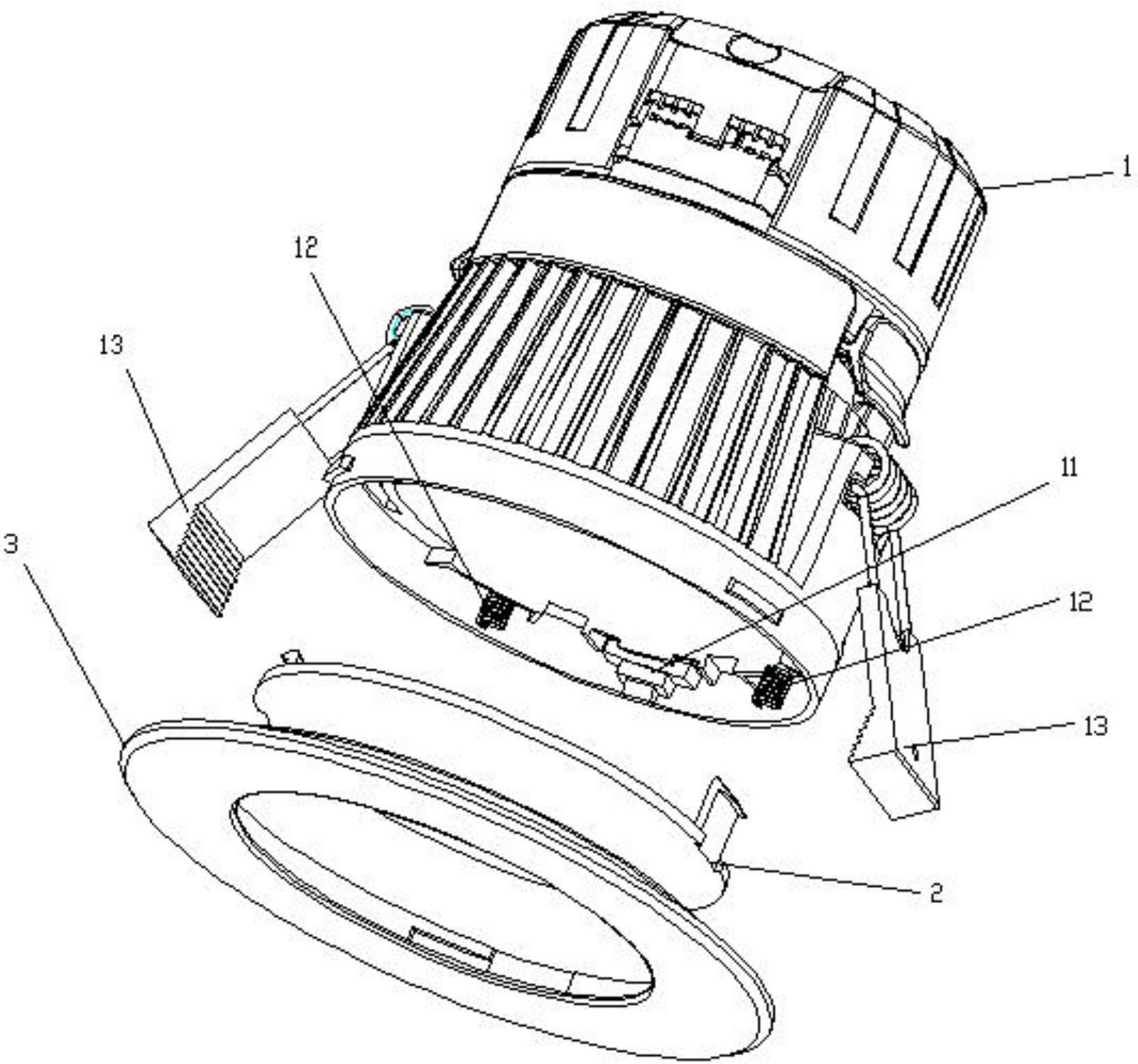 一种可调色温led筒灯-爱企查