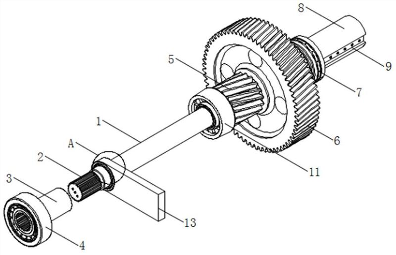 一种可减小摩擦的驱动轴-爱企查