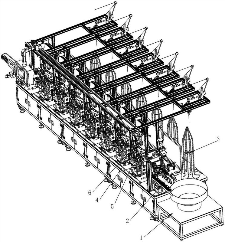 采用人工装配的不足,本实用新型采用如下技术方案:一种丝盘自动绕线机