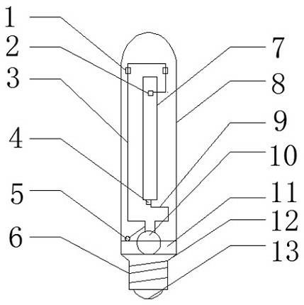 高压钠灯结构图图片