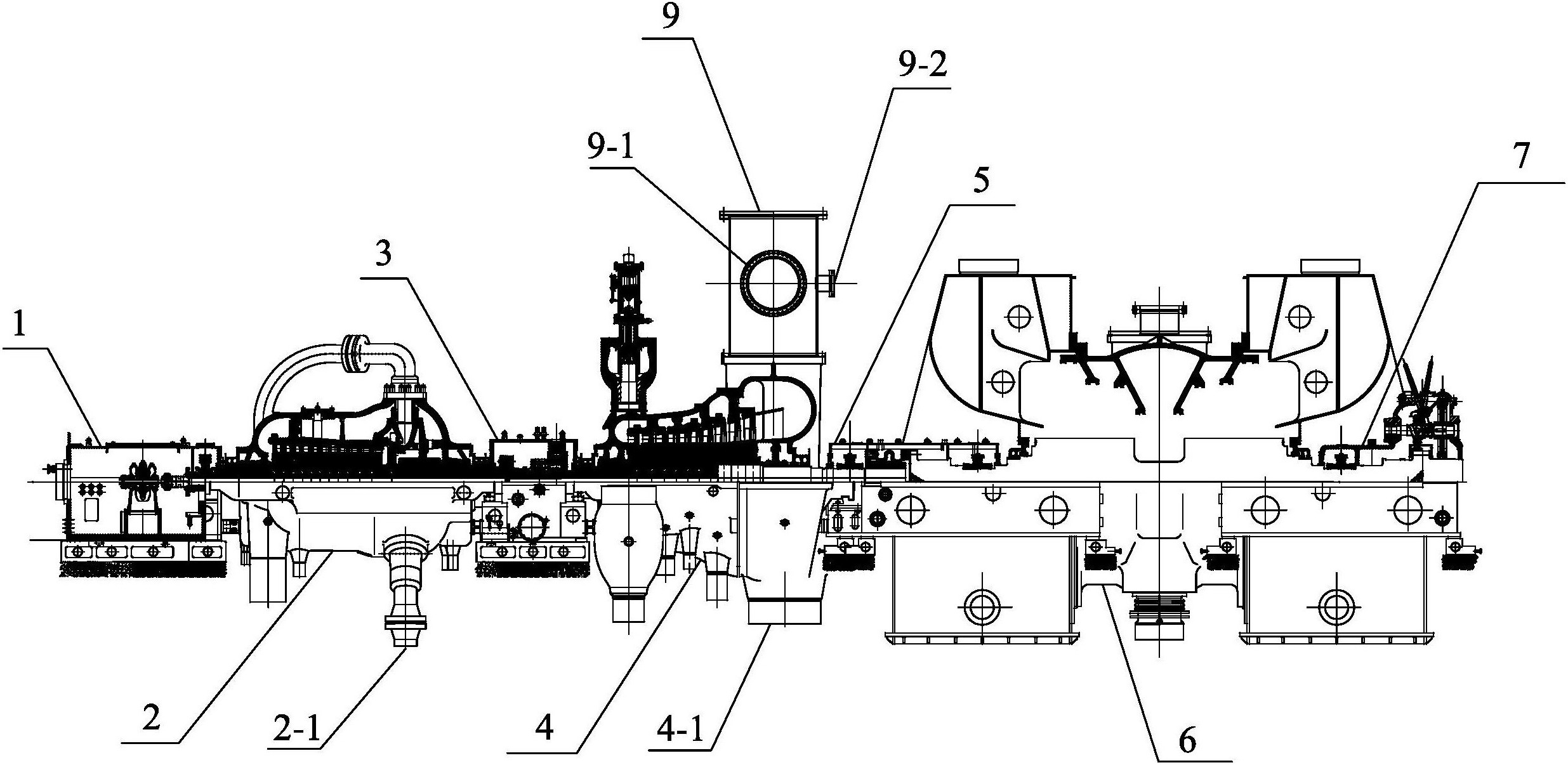 一种光轴高背压供热汽轮机-爱企查