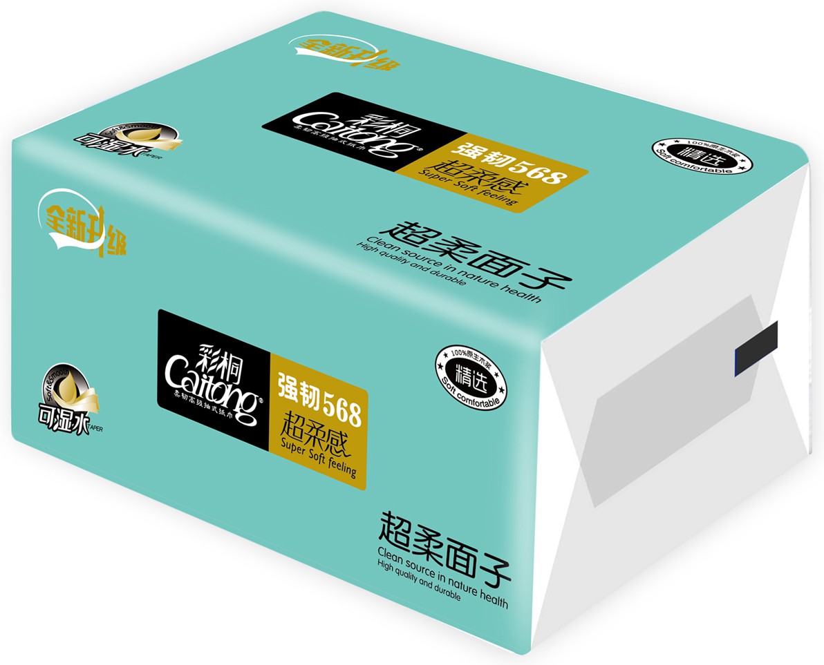 本外观设计产品的名称包装袋(卫生抽纸2).2.