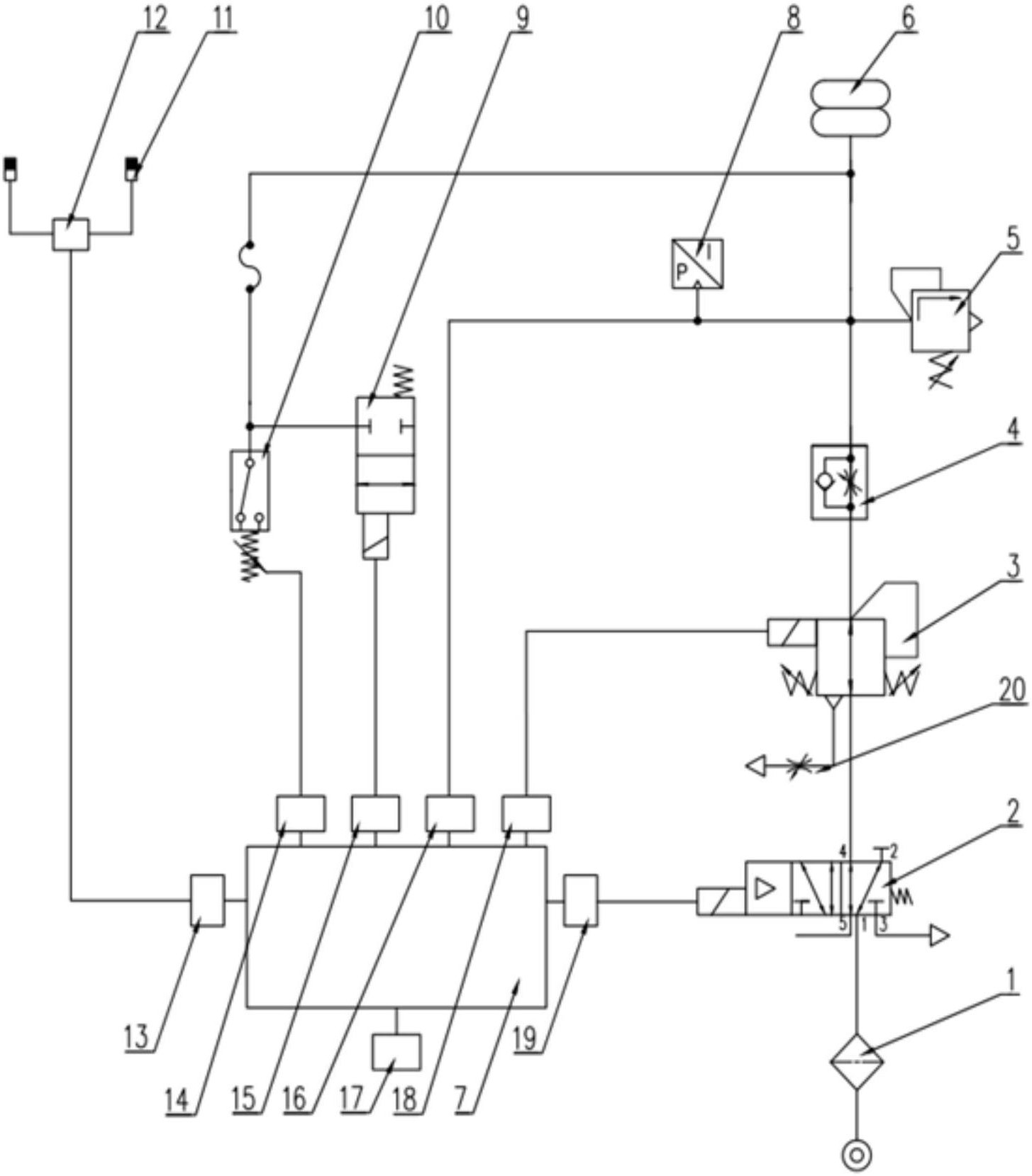 受电弓气路工作原理图图片