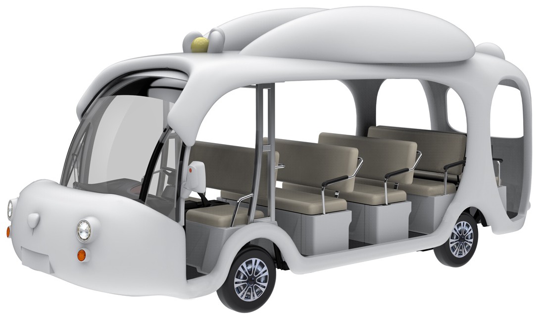 本外观设计产品的名称观光车(兔子款二).2.