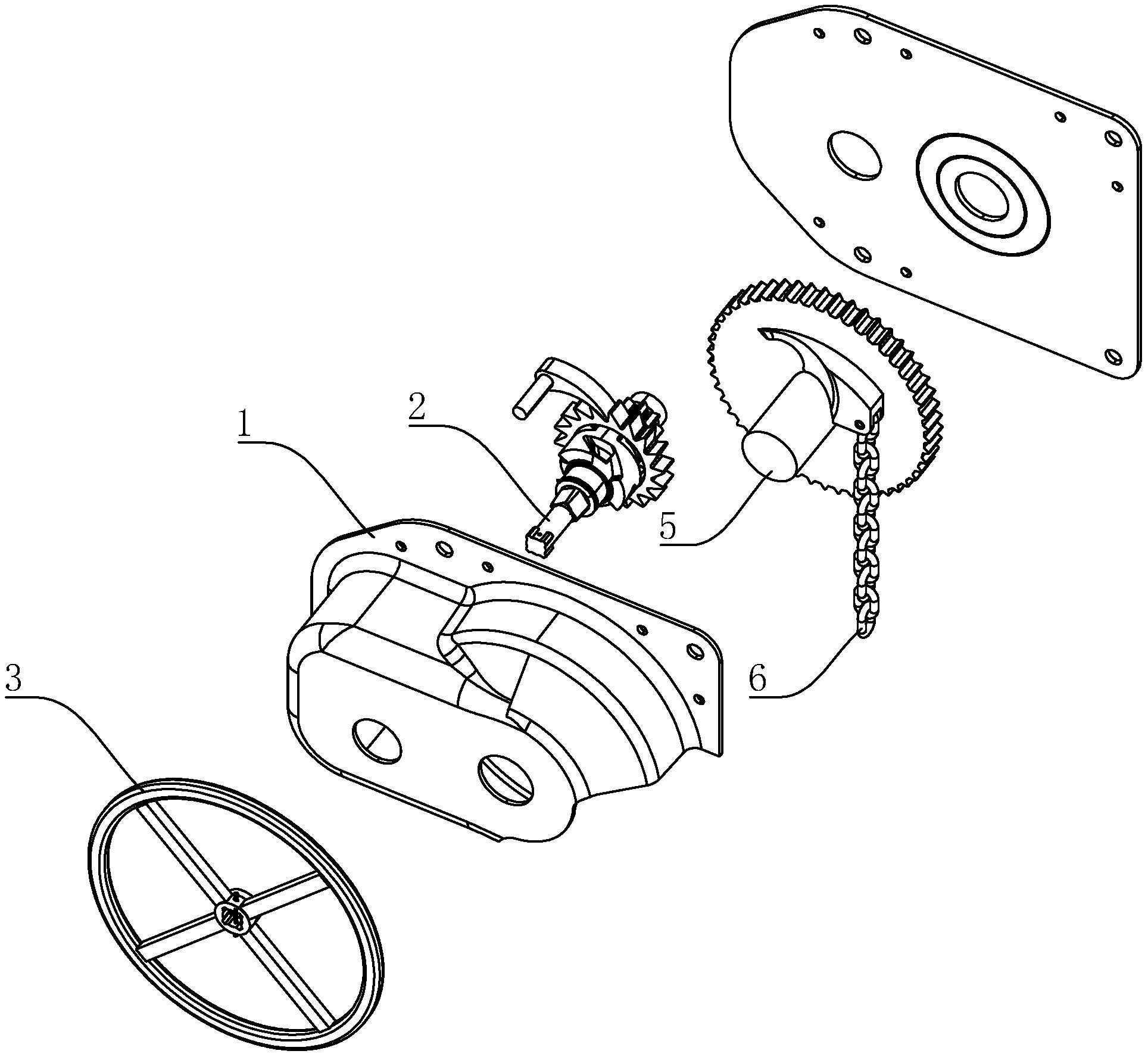 一种手轮操控稳定的手制动机-爱企查