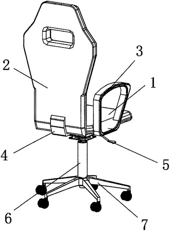 一种电动升降的人体工学椅-爱企查