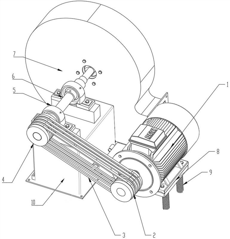 一种用于离心风机的张紧传动装置-爱企查