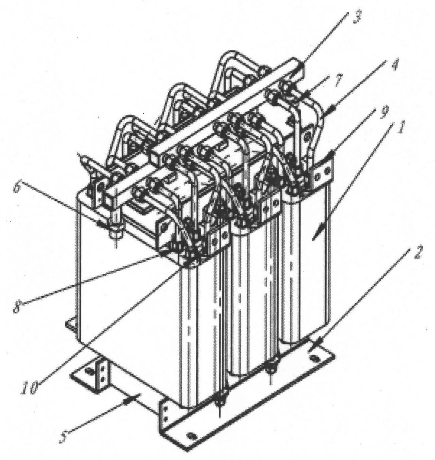 并联结构的水冷电抗器