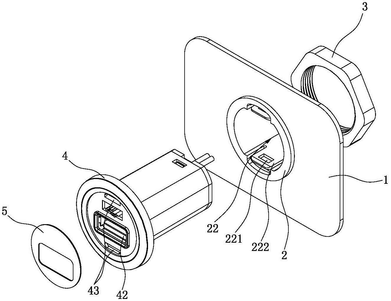 一种车载usb充电器安装结构-爱企查