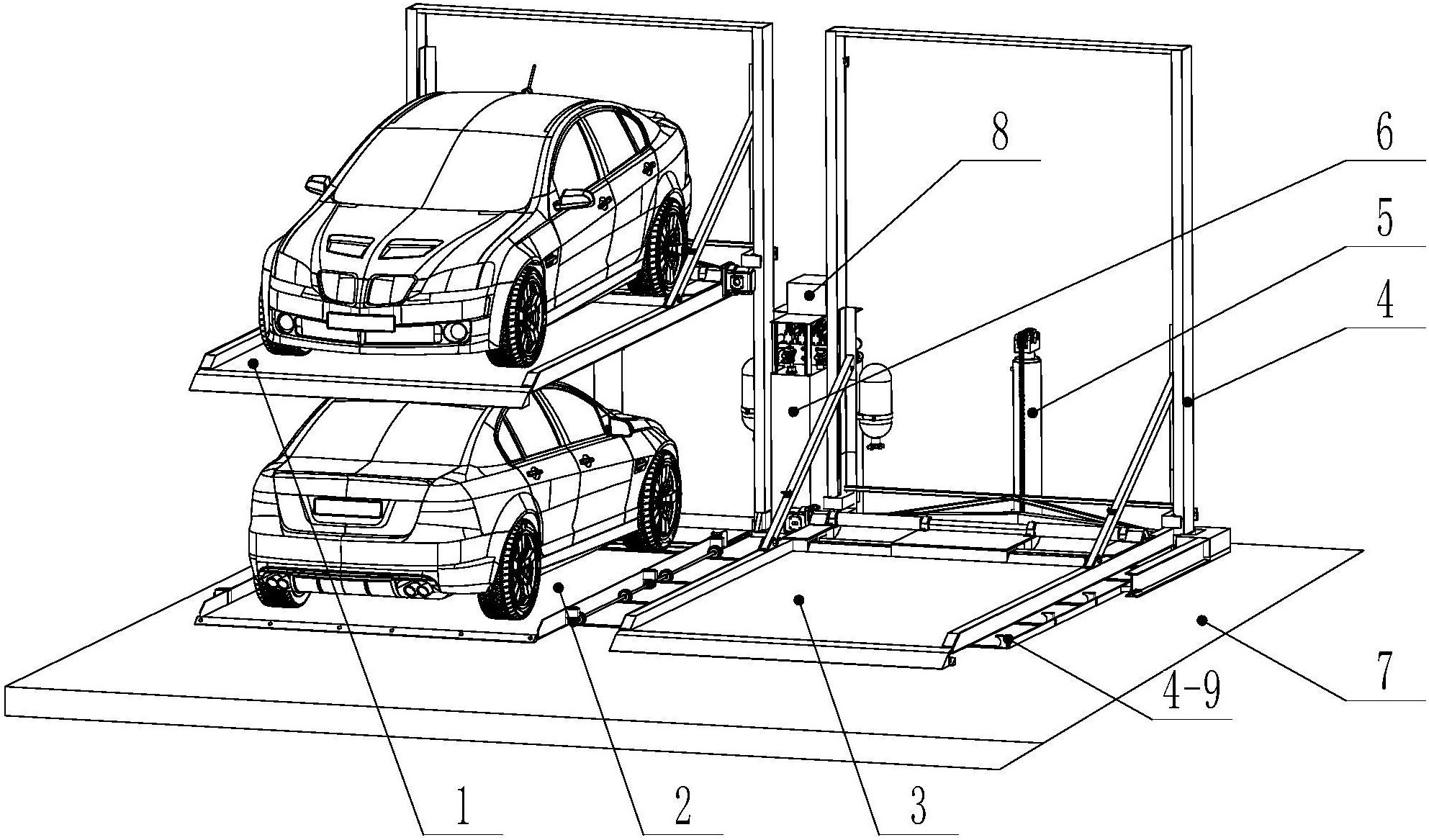 基于plc控制的自驱动升降横移式立体车库-爱企查