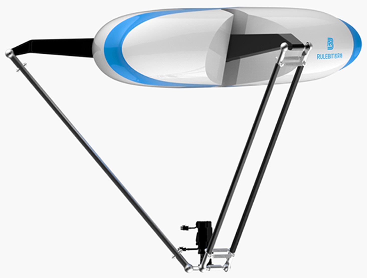 摘要附图摘要1.本外观设计产品的名称:并联机器人.2.