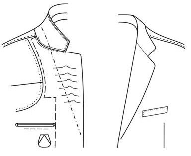 一种男士西装衣领的加工方法-爱企查