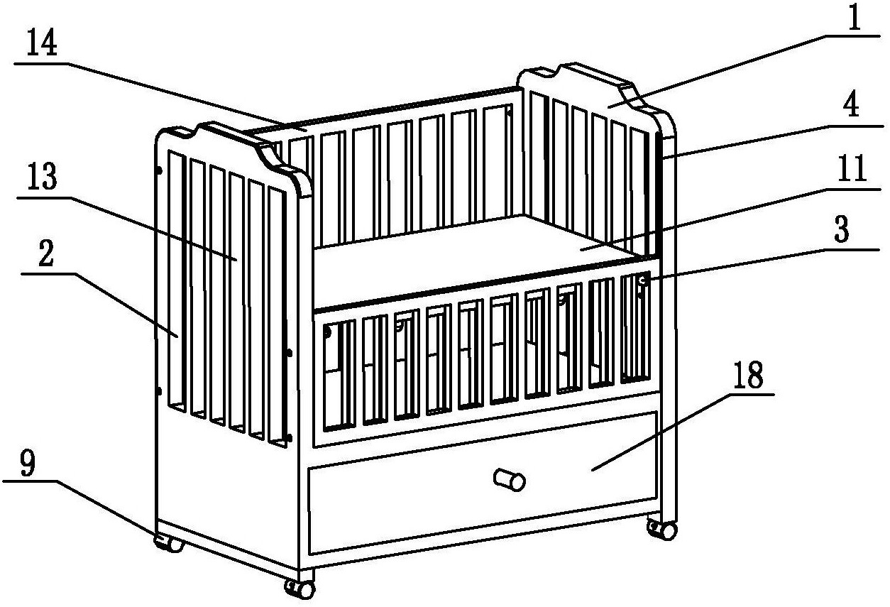 一种婴儿床-爱企查