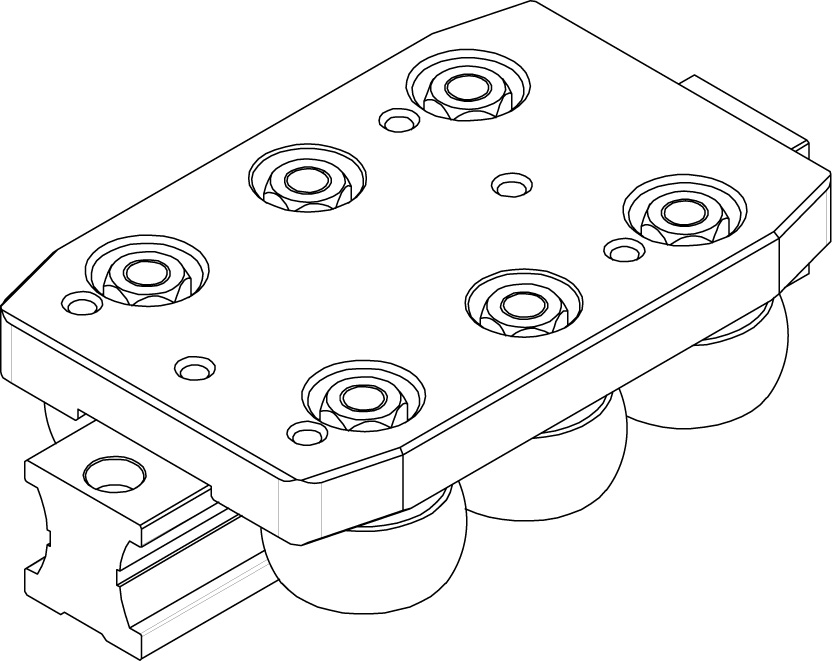 六轮滑块直线导轨(i形)-爱企查