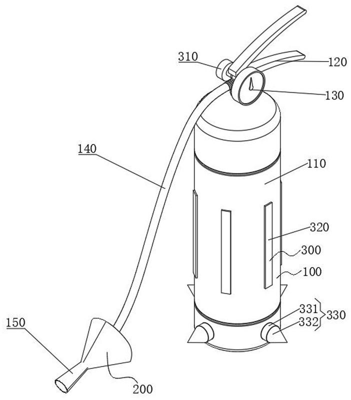 一种消防工程用防灼烧灭火器