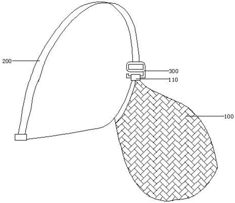 具体为一种无打枣肩带,包括文胸主体,肩带和异型扣,所述文胸主体上