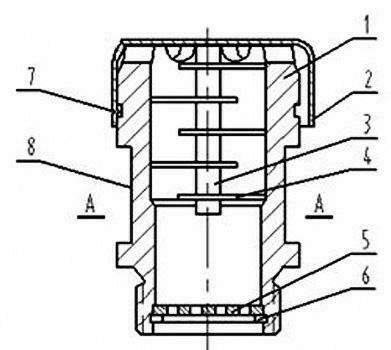通气塞零件图图片
