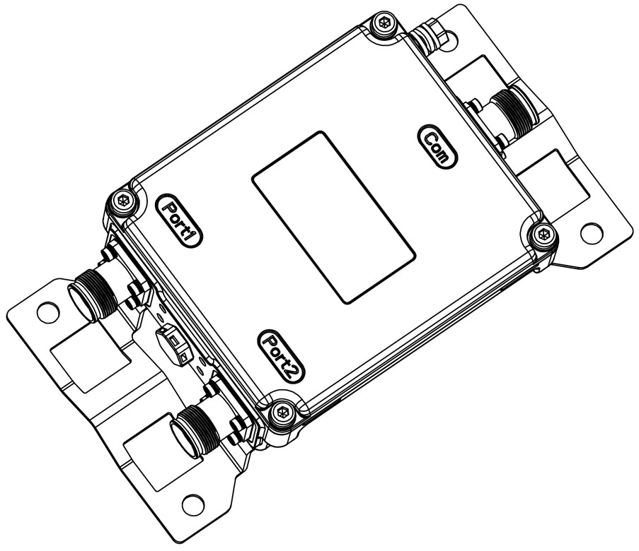 本外观设计产品的名称高频合路器(1710622700mhz).2.