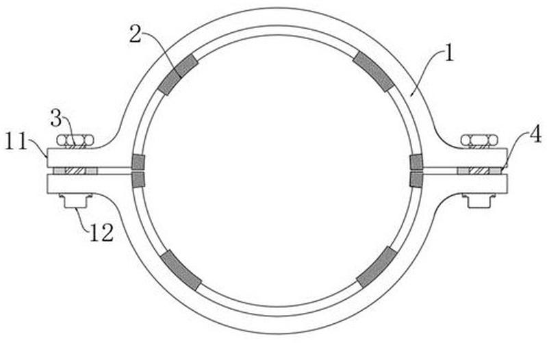 排水管连接用连接套环,包括供排水水管的侧端固定可拆卸连接有连接头