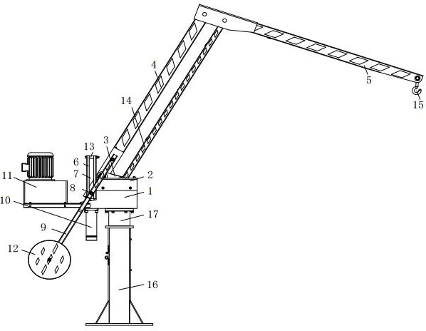 一种带有液压机构的平衡吊-爱企查