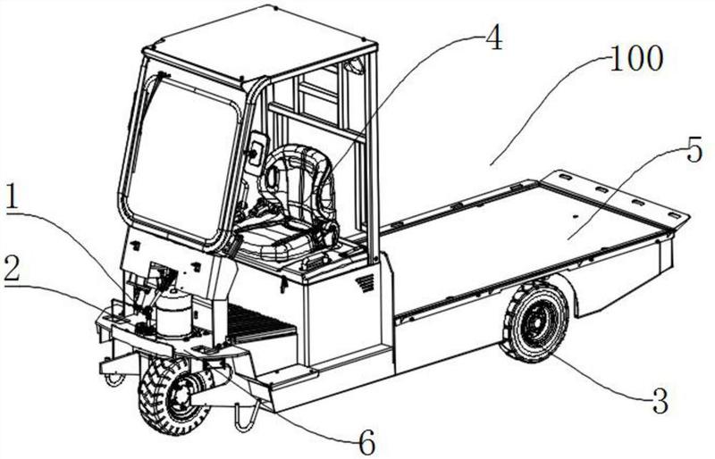 一种前驱式平台搬运牵引车-爱企查