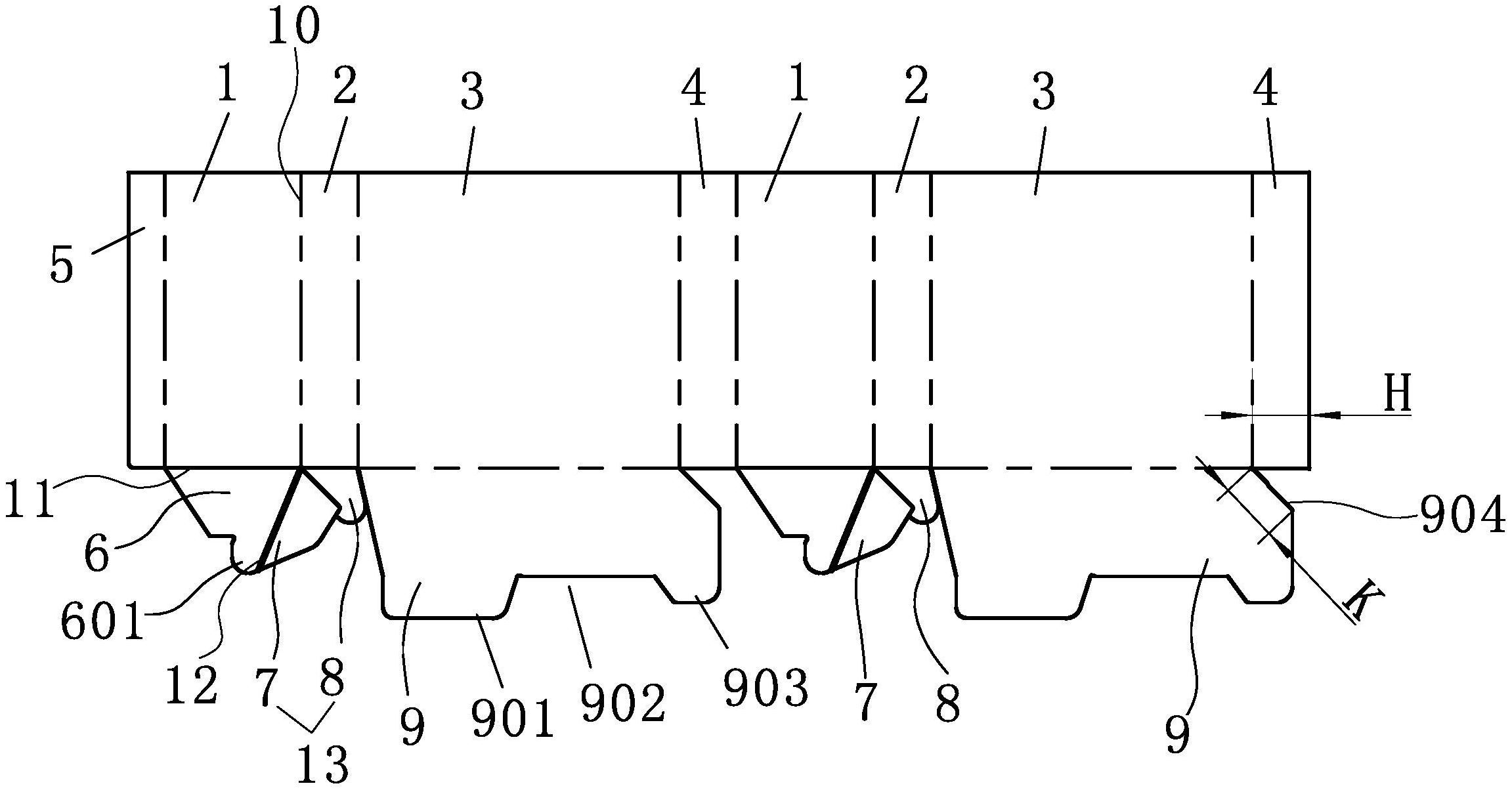 一种自动勾底的箱体裁片-爱企查