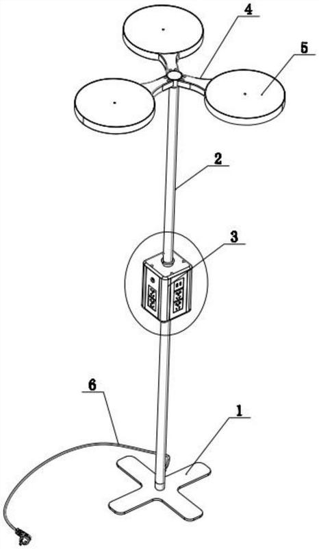 一种带充电盒的落地灯-爱企查