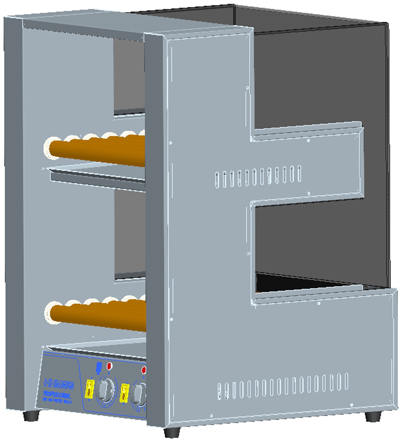 双层烤肠机(带玻璃罩)-爱企查