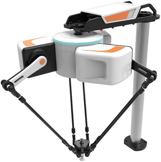 摘要附图摘要1.本外观设计产品的名称:并联机器人.2.