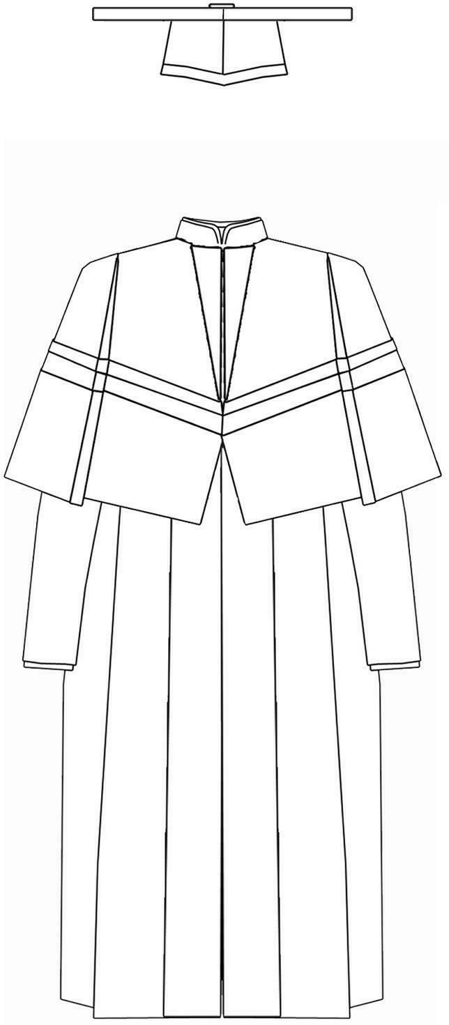 本外观设计产品的用途:授予学位和毕业典礼时穿着;3.