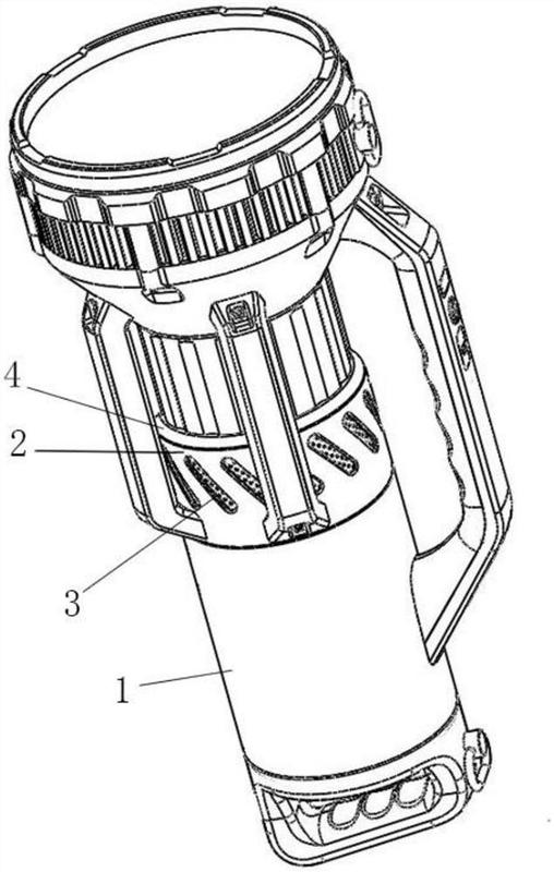 一种手电筒筒身散热平台-爱企查