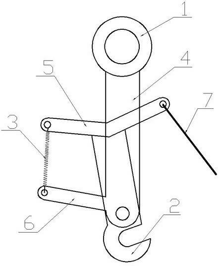简易自动挂钩装置图片