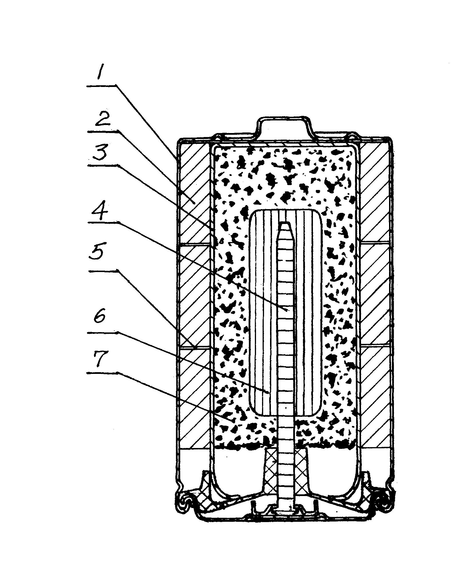 碱性锌锰电池结构图图片