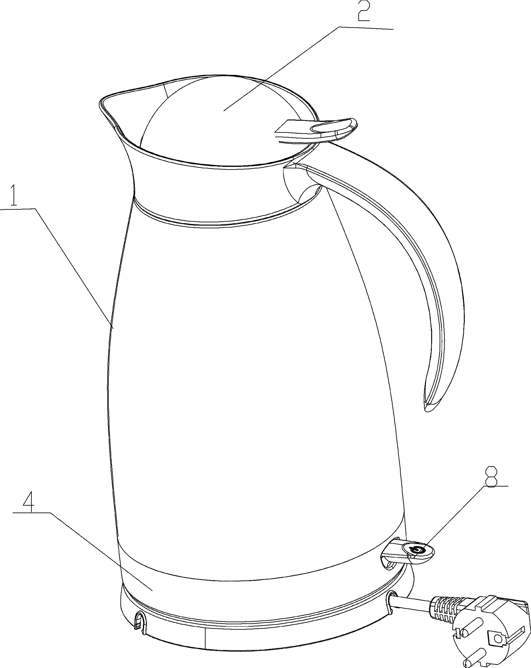 一种真空保温电热水壶