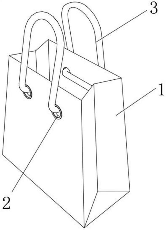 手提袋立体图简笔画图片