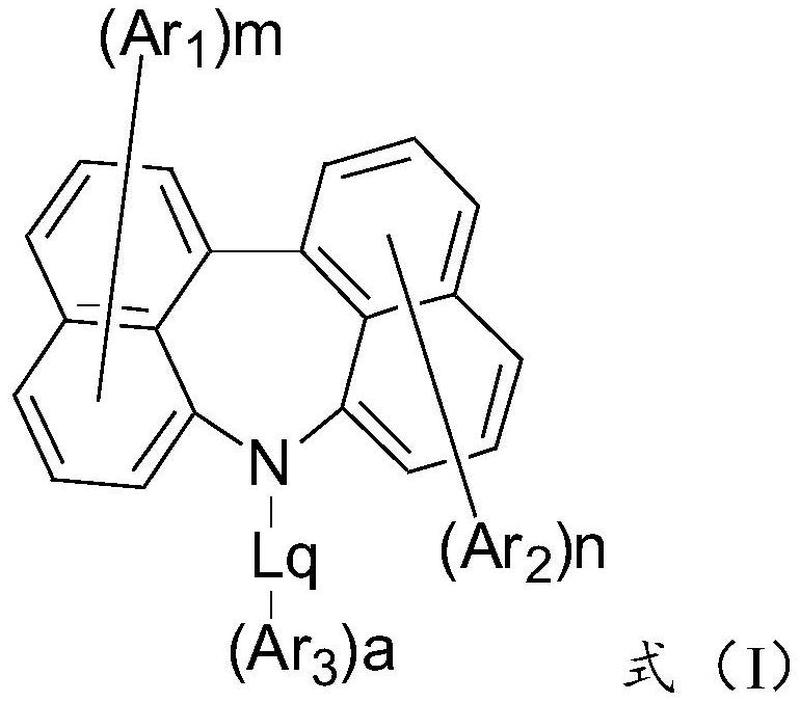 摘要附图摘要本发明公开了一种具有式(i)所示结构的芳胺类化合物,有机